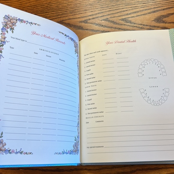 Vintage 90s New Baby Record Book by Ruth Morehead - Unisex - Picture 13 of 16